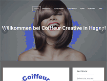 Tablet Screenshot of coiffeur-creative.de